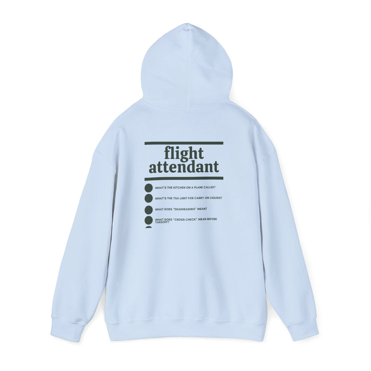 Flight Attendant Work Hoodie
