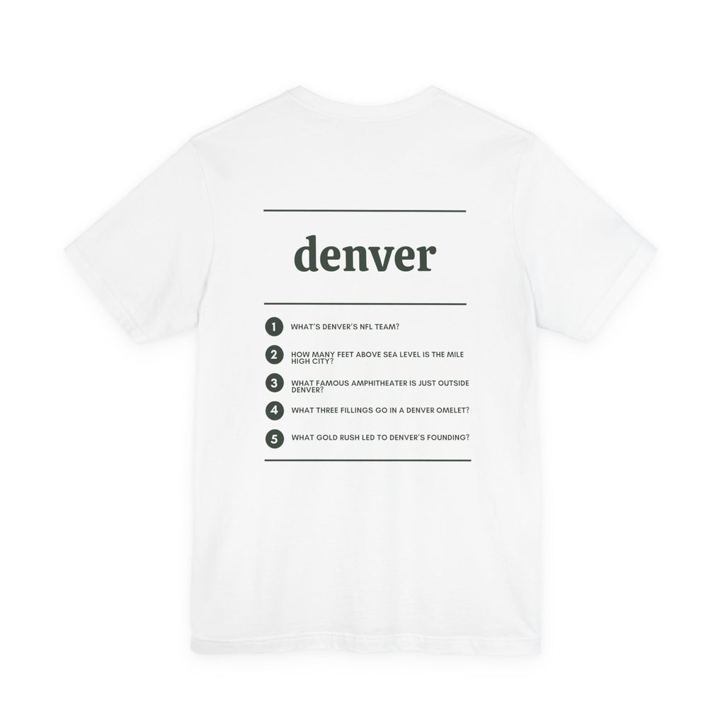 Denver Tee – Where Are You From?