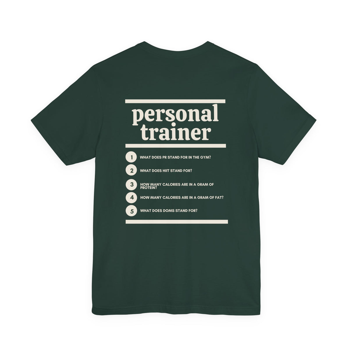 Personal Trainer Work T-Shirt