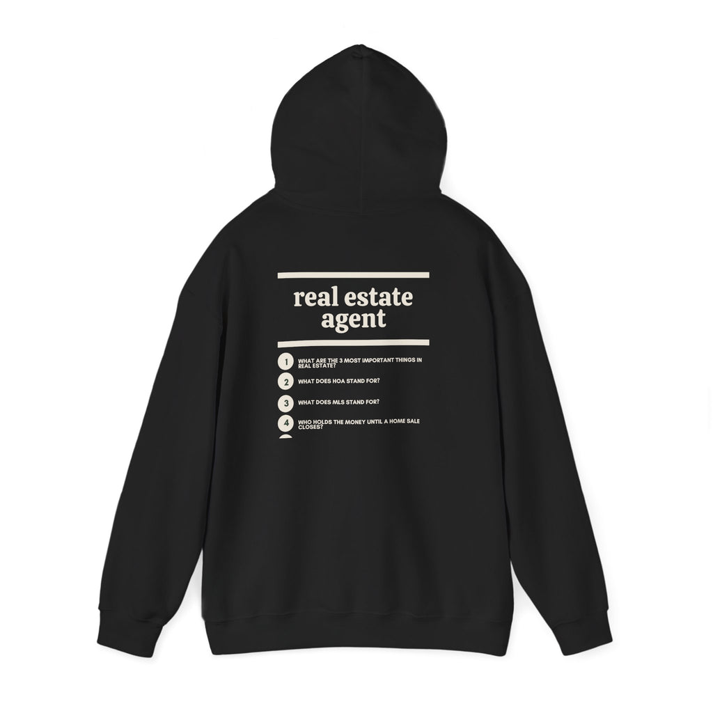 Real Estate Agent Work Hoodie
