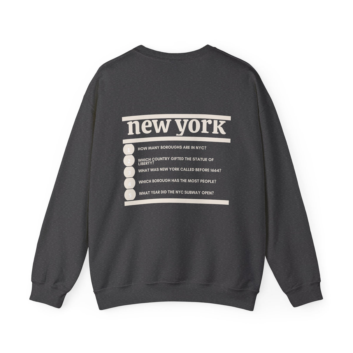 New York Crewneck – Where Are You From?