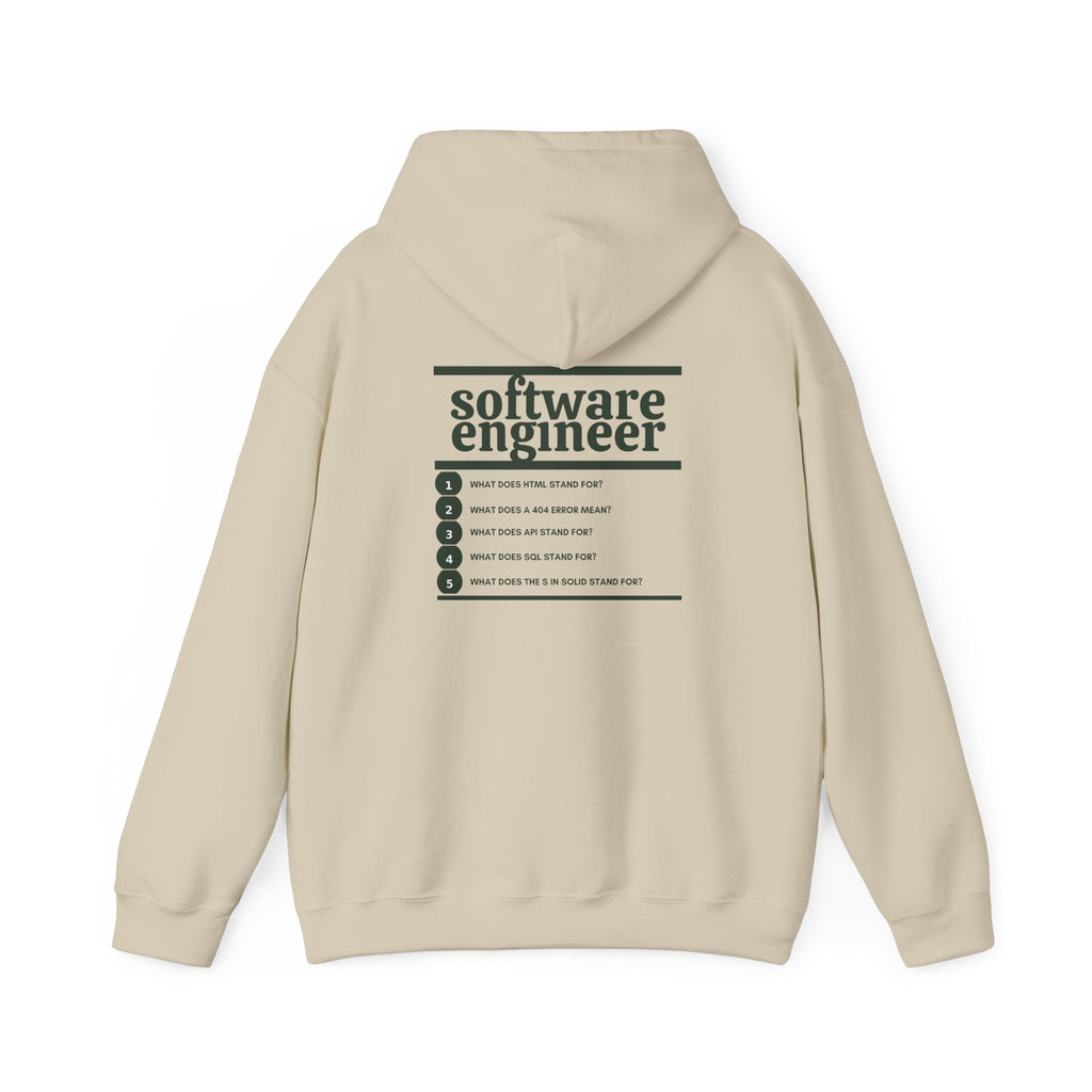 Software Engineer Work Hoodie