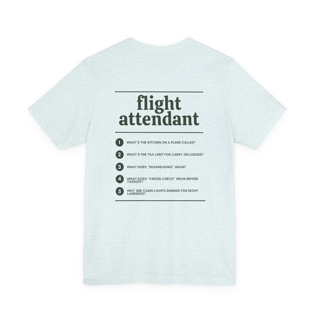 Flight Attendant Work T-Shirt