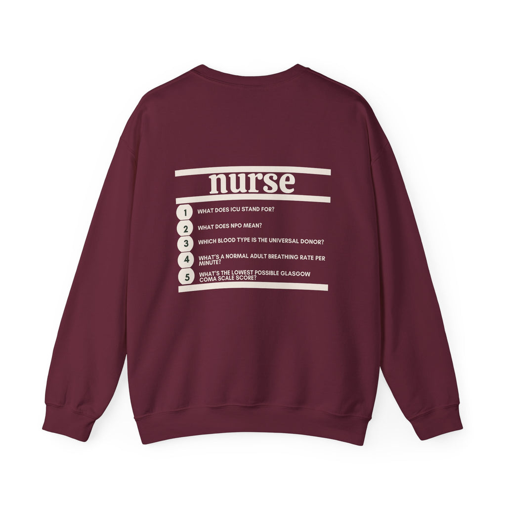 Nurse Work Crewneck