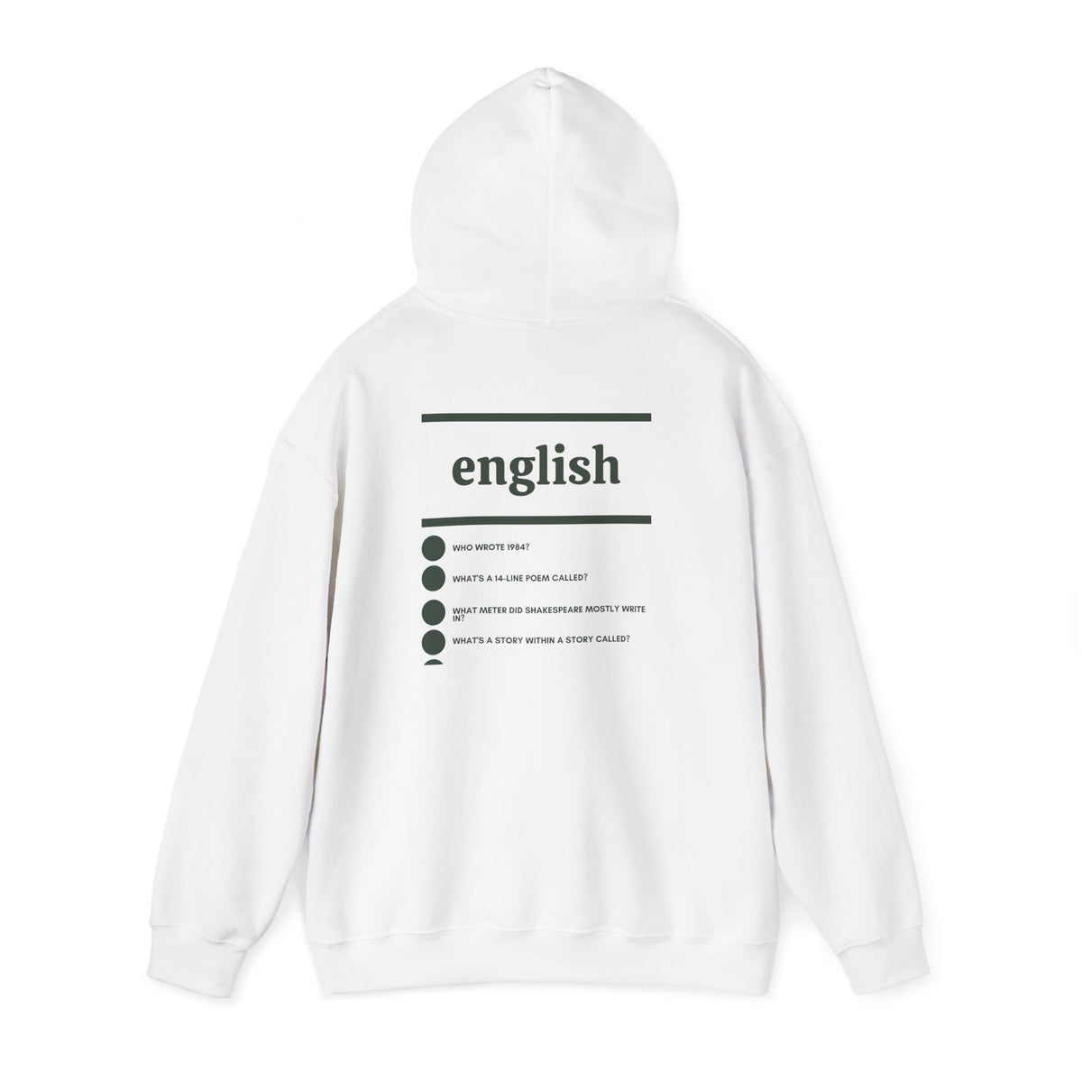 English Major Hoodie