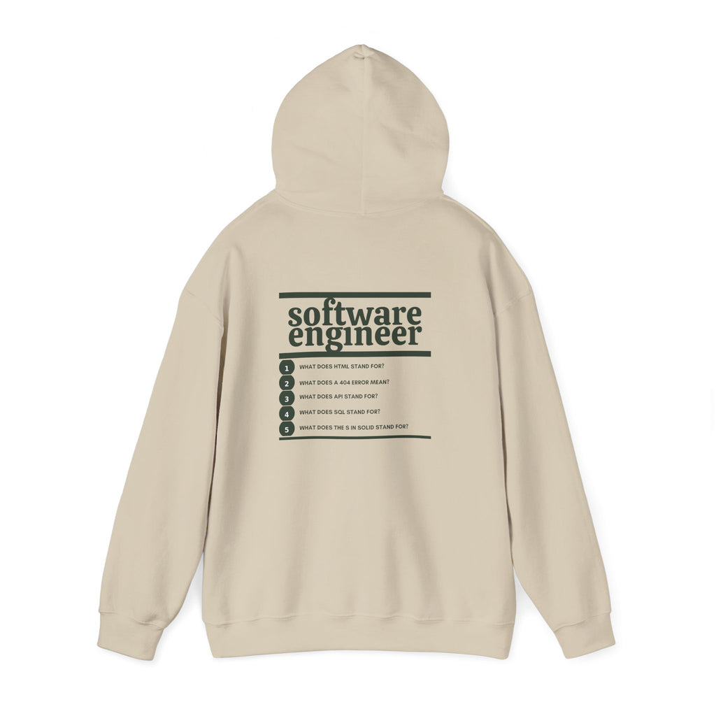 Software Engineer Work Hoodie