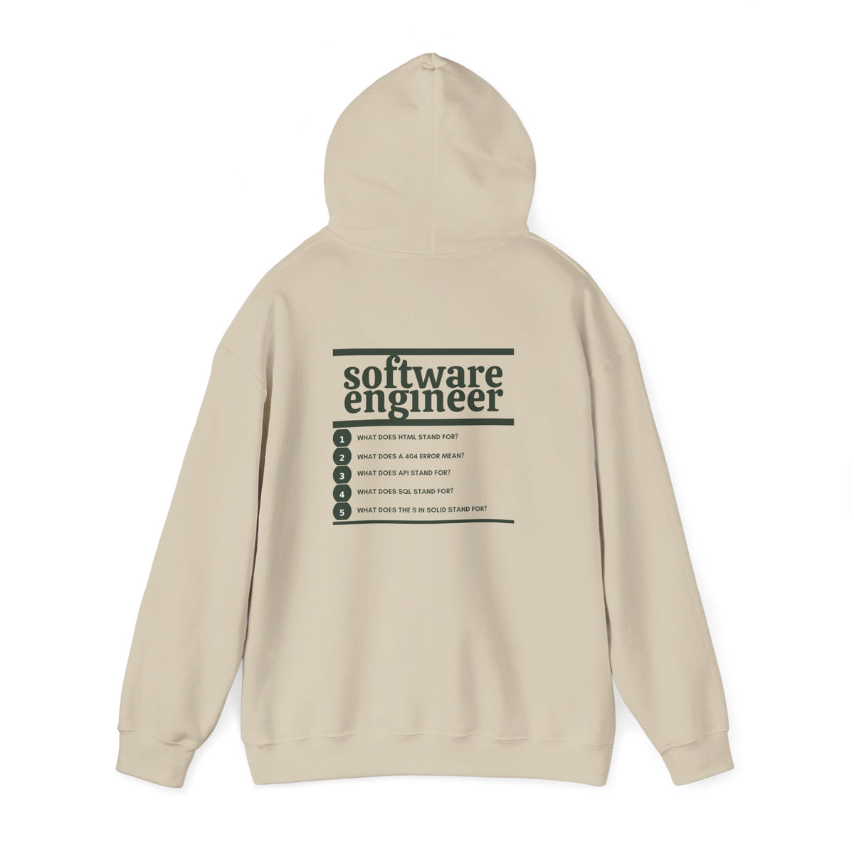 Software Engineer Work Hoodie