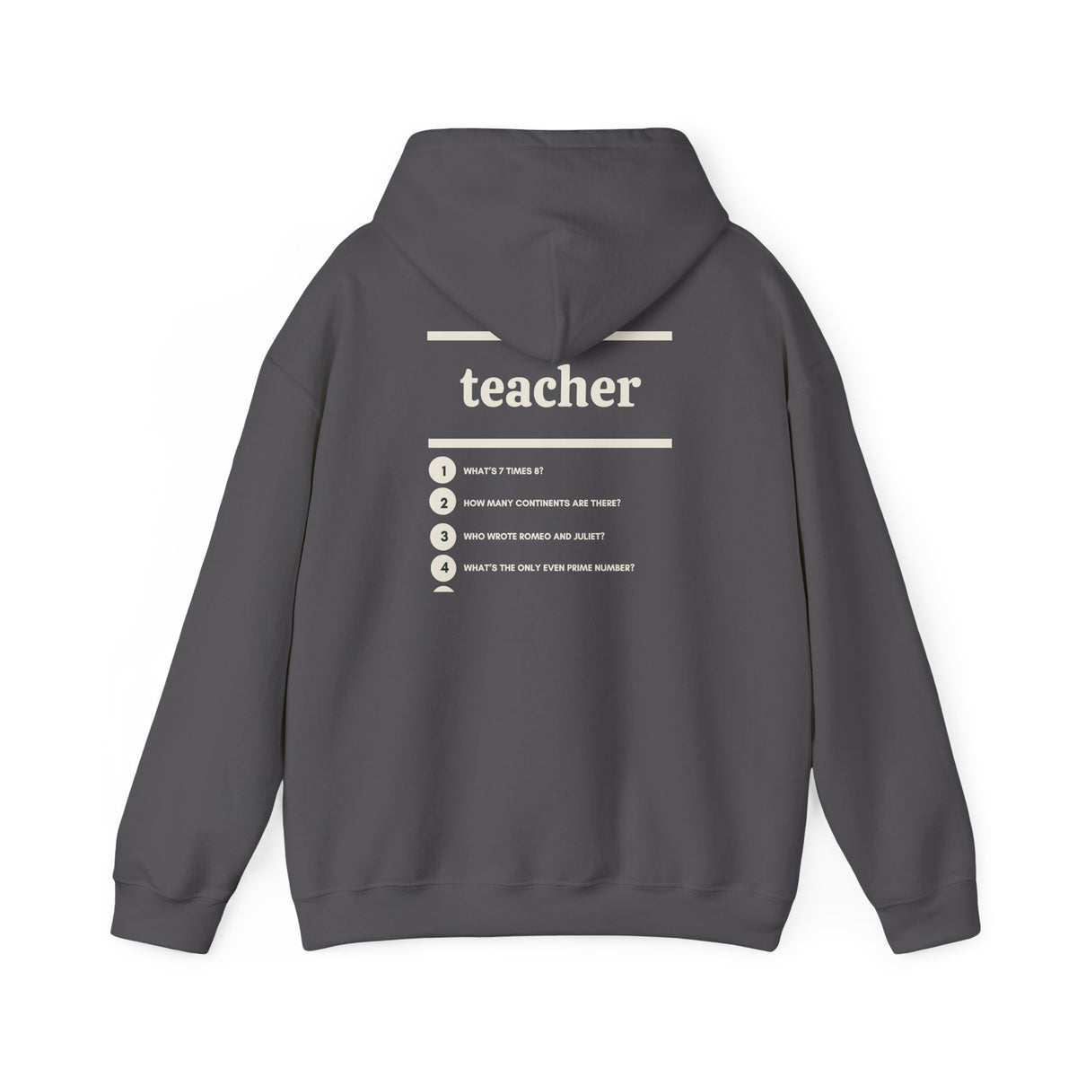 Teacher Work Hoodie