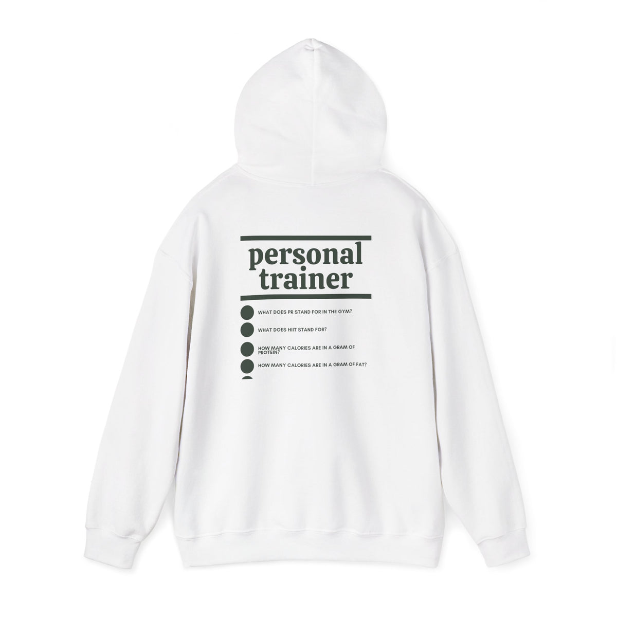 Personal Trainer Work Hoodie