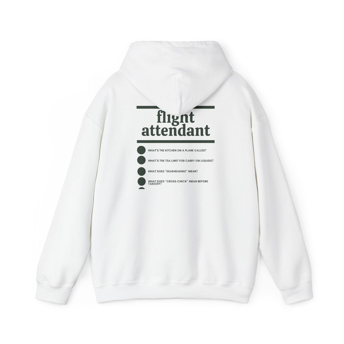 Flight Attendant Work Hoodie
