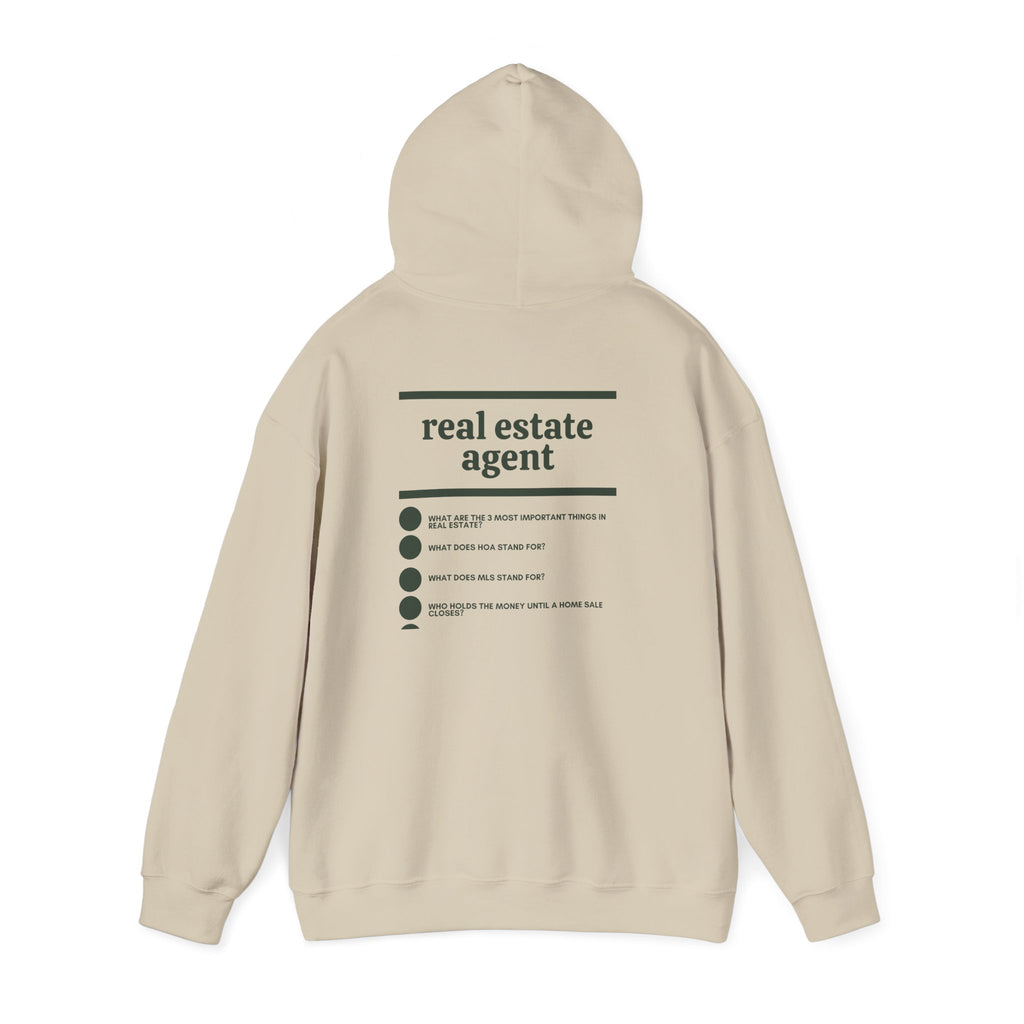 Real Estate Agent Work Hoodie