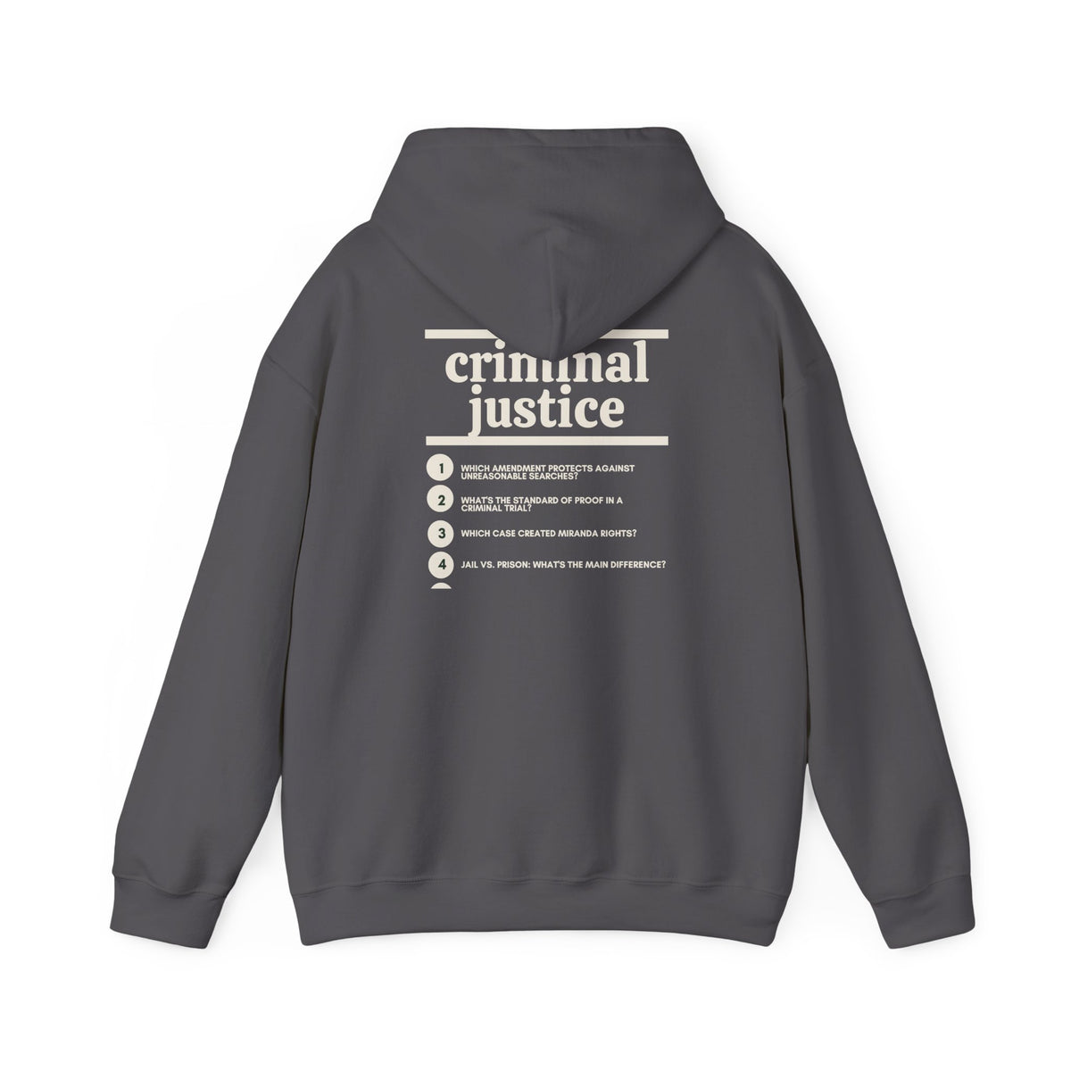 Criminal Justice Major Hoodie
