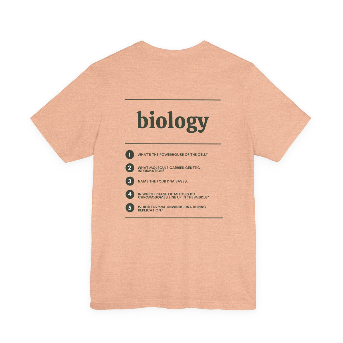 Biology Major T‑Shirt