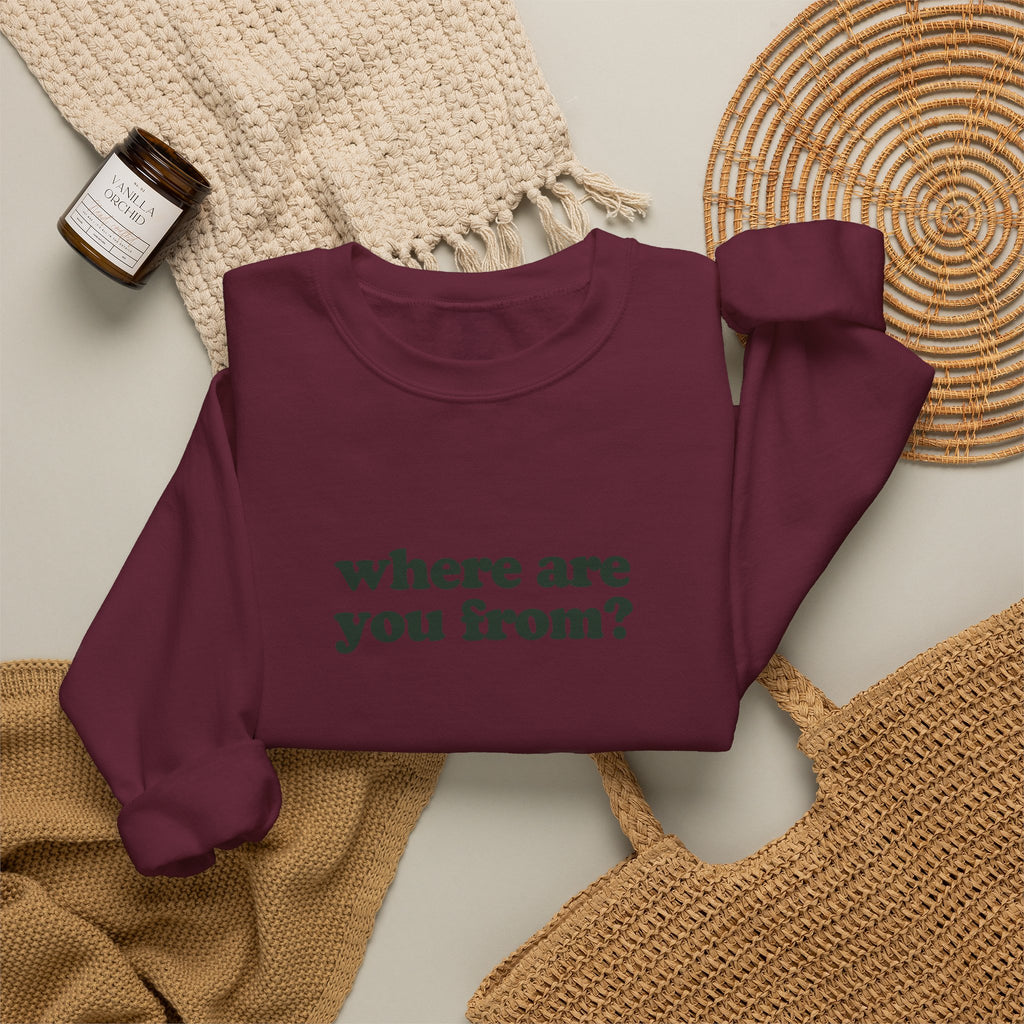 New York Crewneck – Where Are You From?