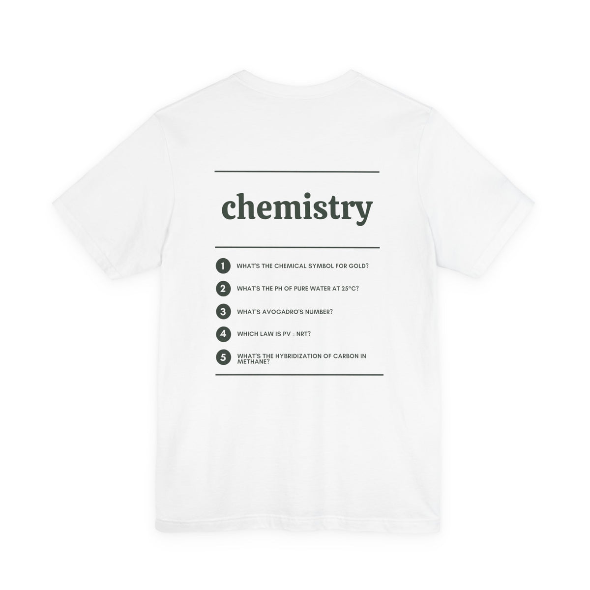 Chemistry Major T‑Shirt