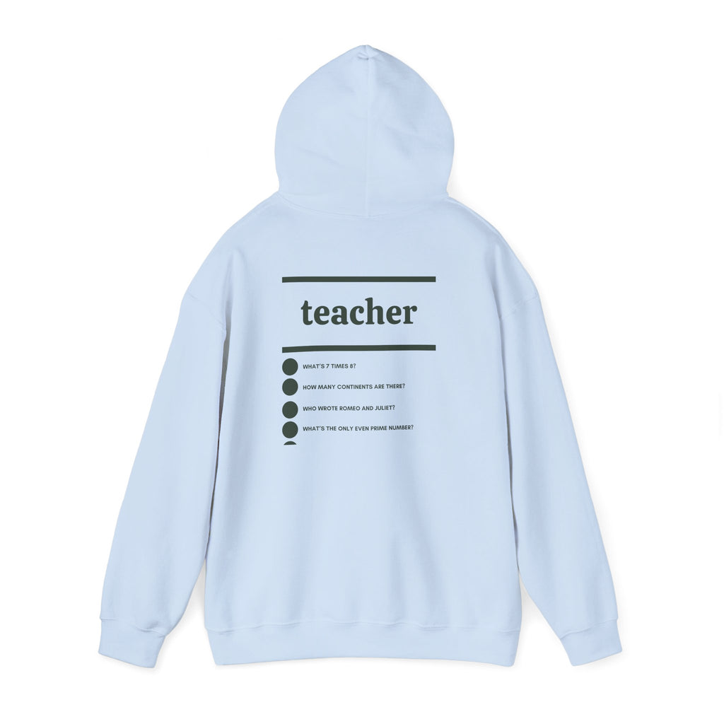 Teacher Work Hoodie