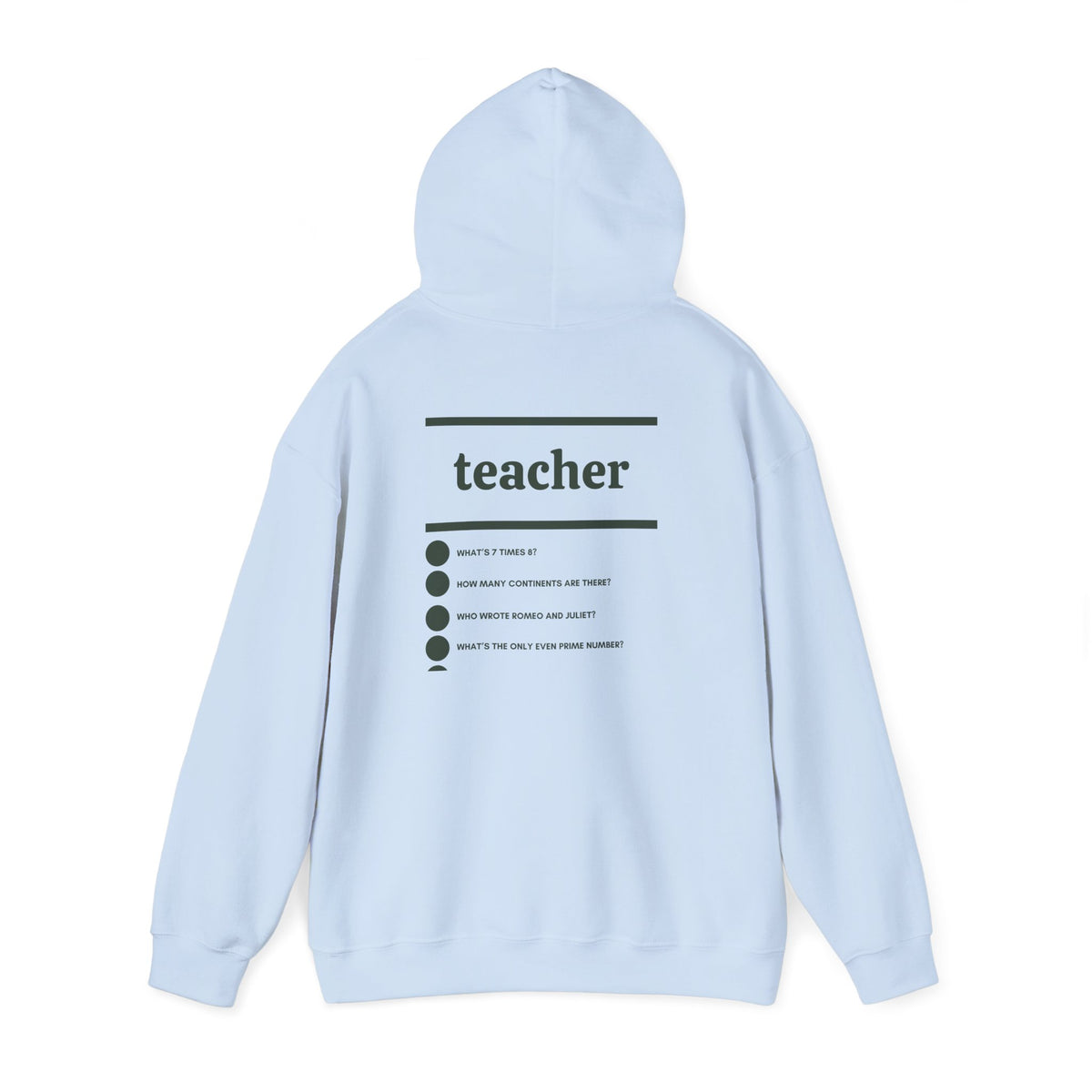 Teacher Work Hoodie