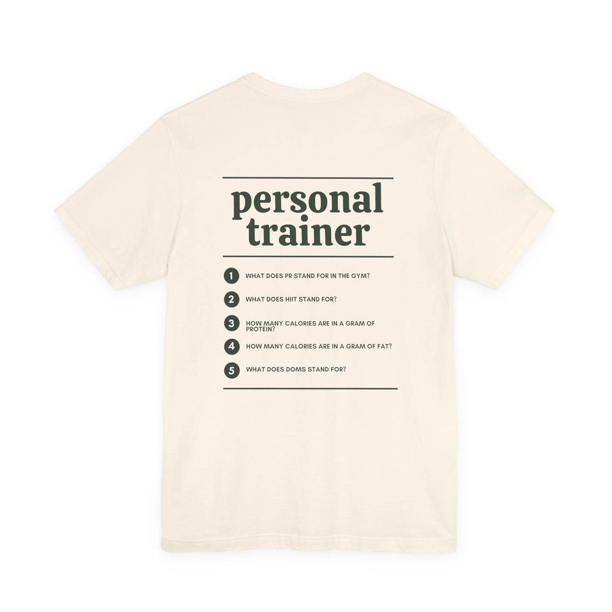 Personal Trainer Work T-Shirt