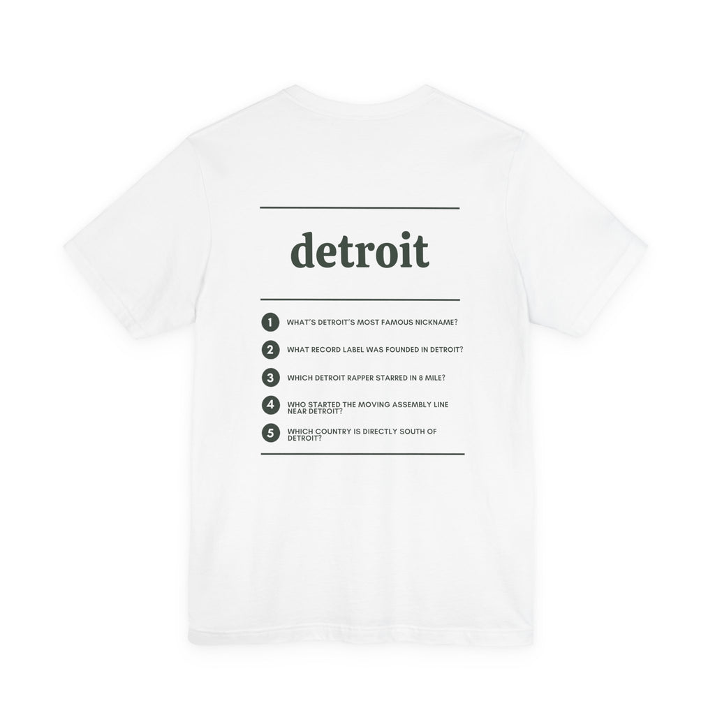 Detroit Tee – Where Are You From?