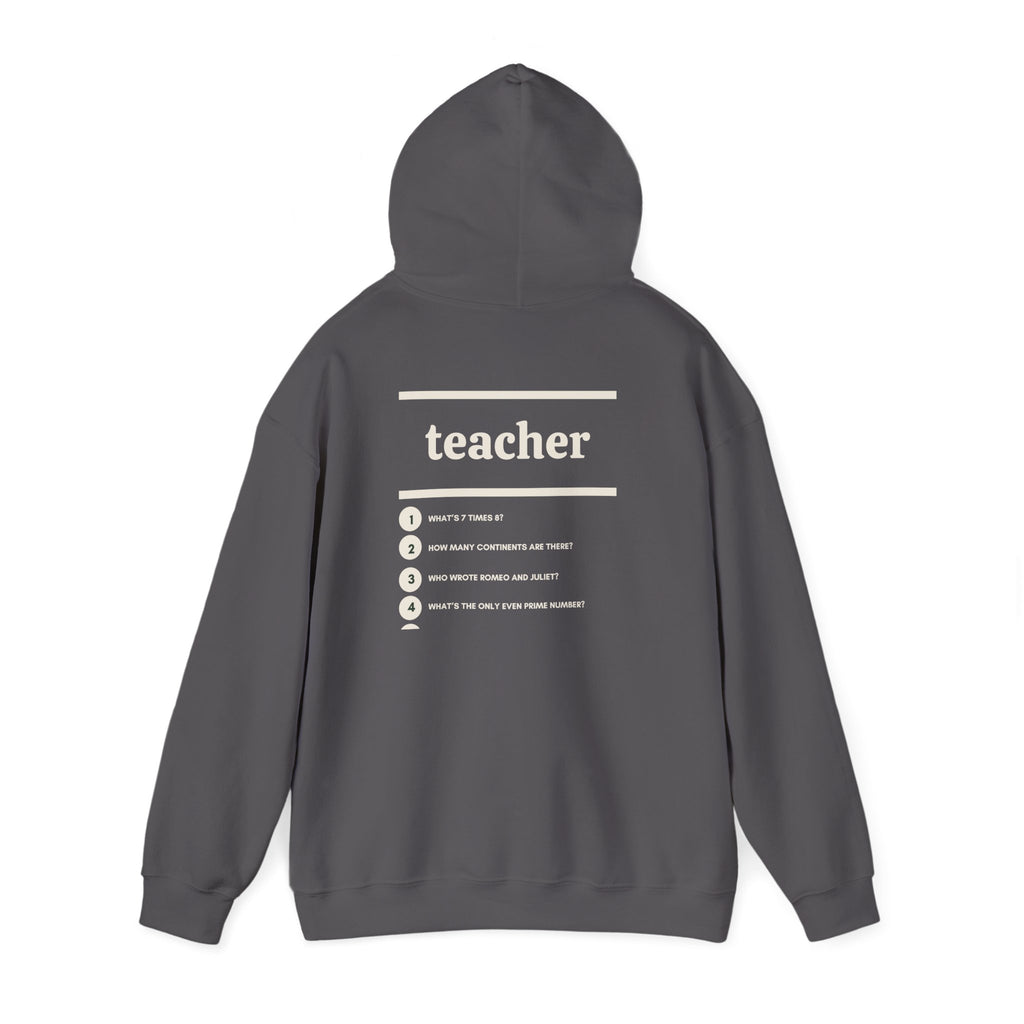 Teacher Work Hoodie