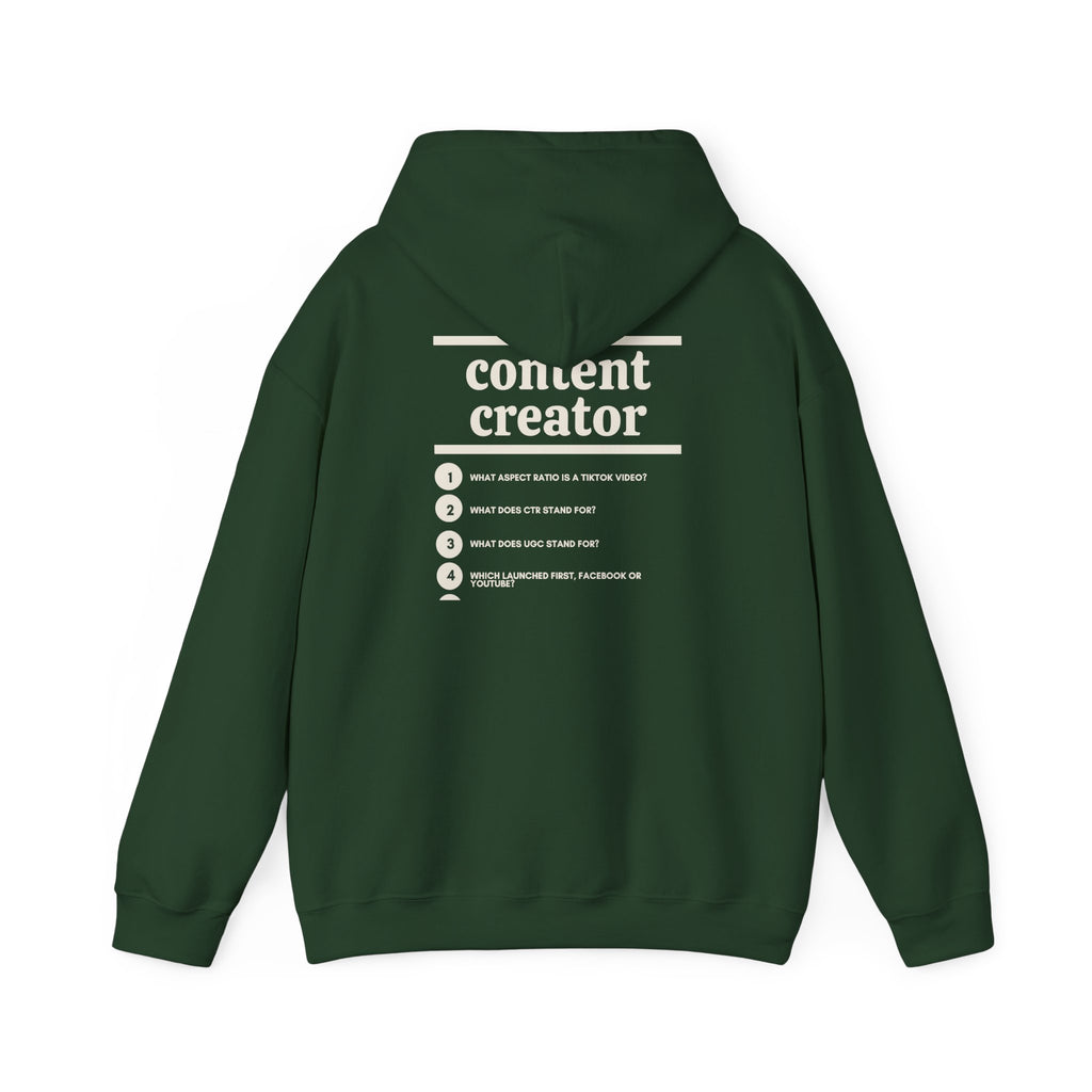 Content Creator Work Hoodie
