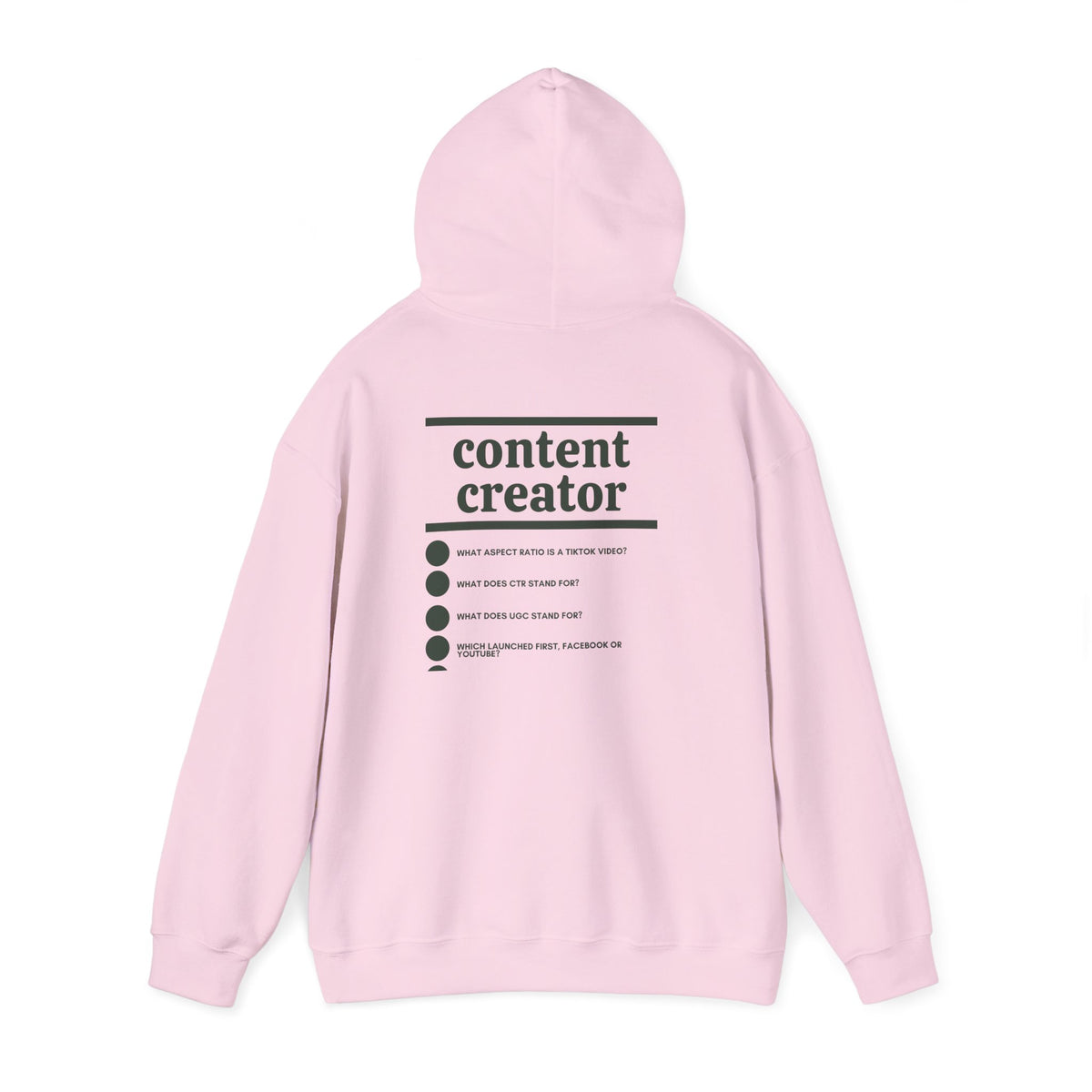 Content Creator Work Hoodie