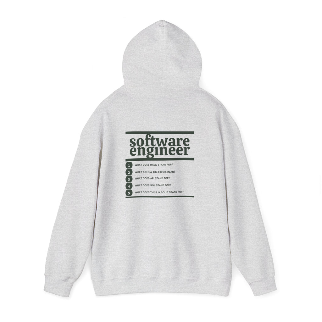 Software Engineer Work Hoodie