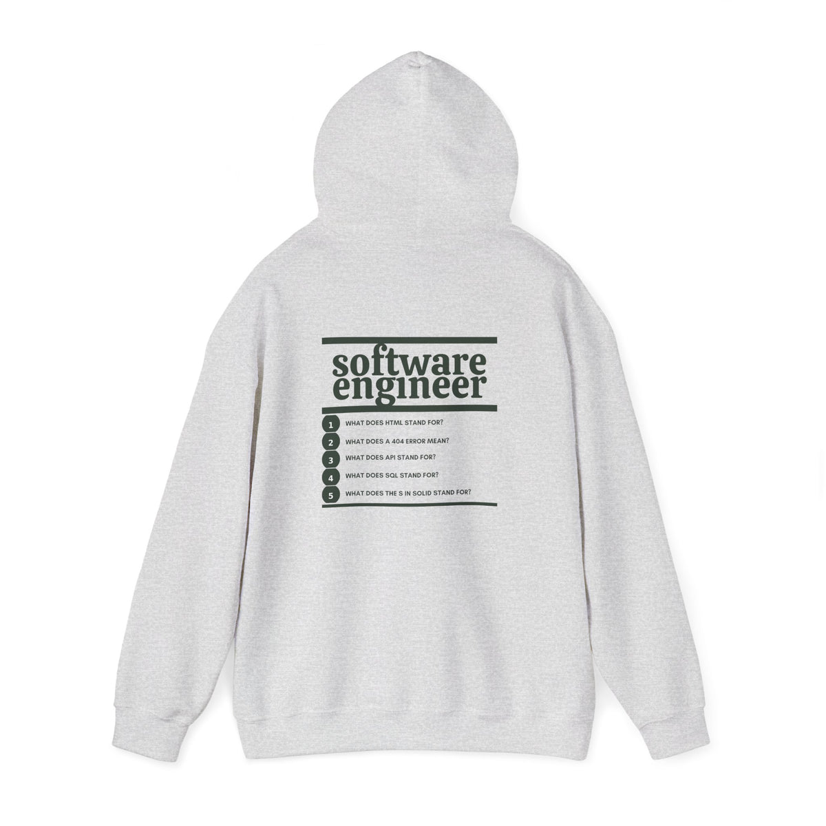 Software Engineer Work Hoodie