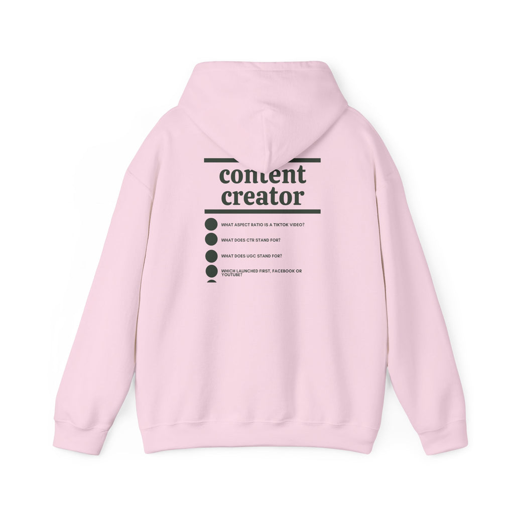 Content Creator Work Hoodie