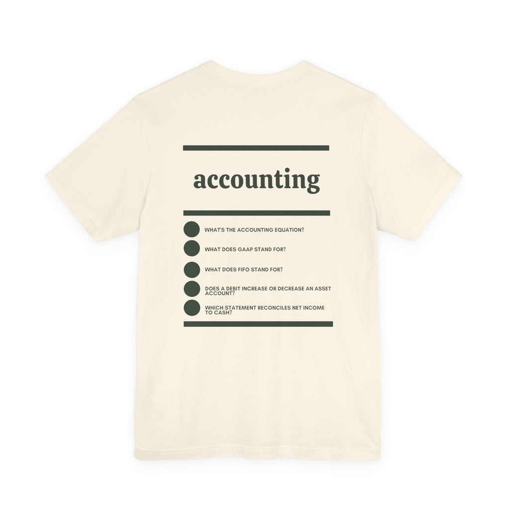 Accounting Major T‑Shirt