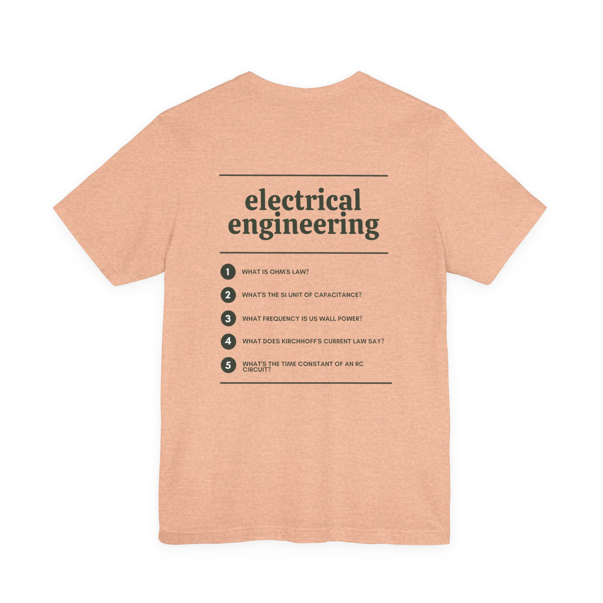 Electrical Engineering Major T‑Shirt
