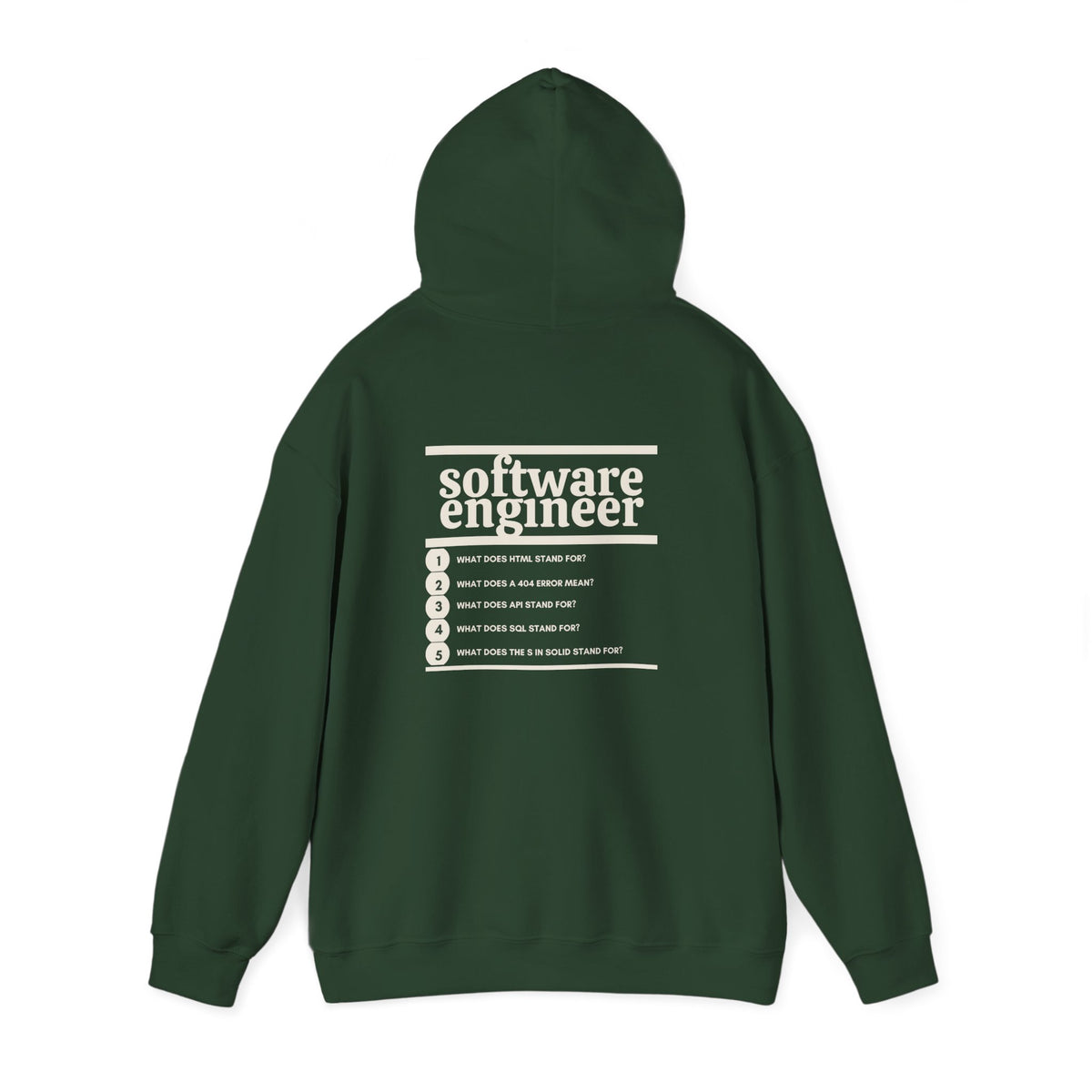 Software Engineer Work Hoodie