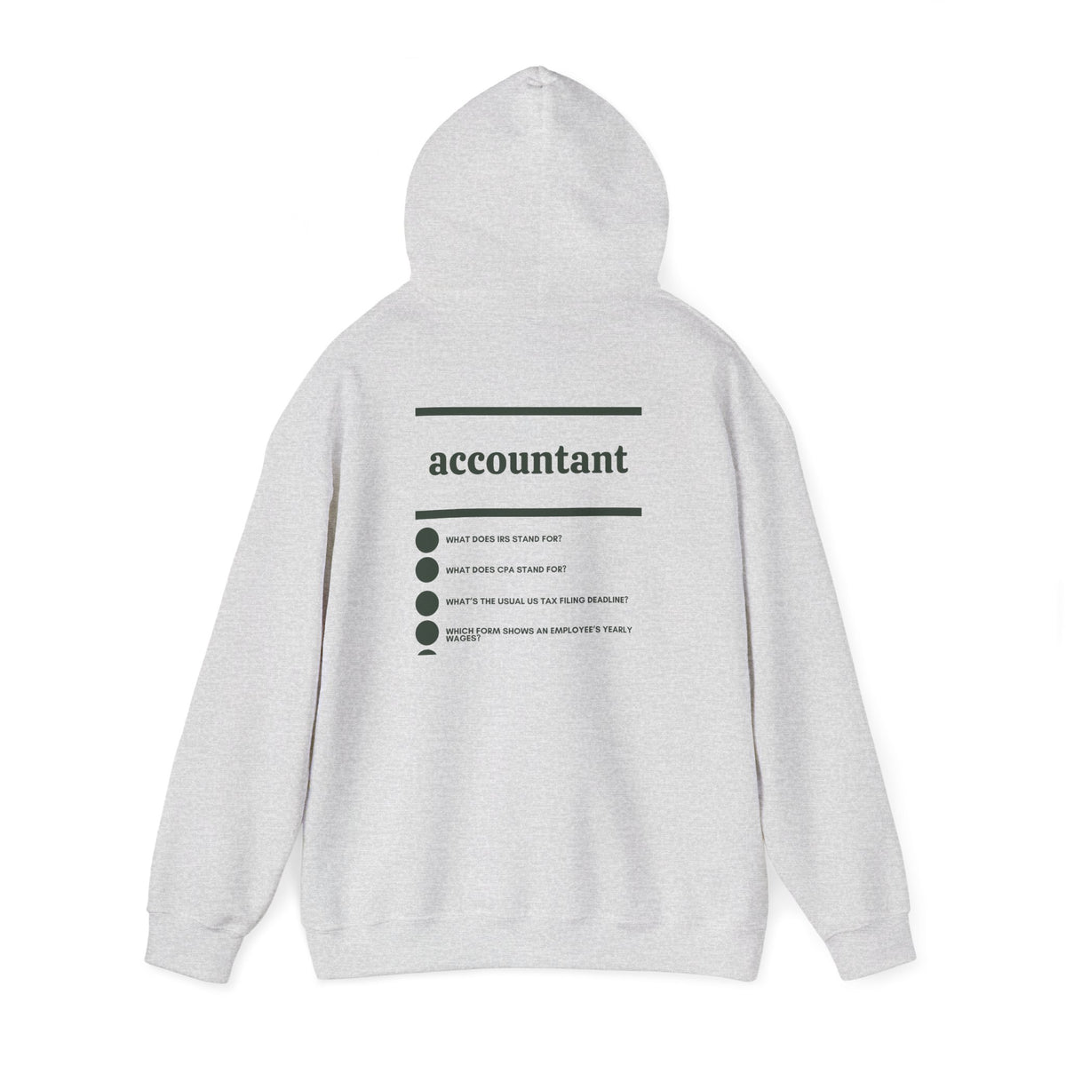 Accountant Work Hoodie
