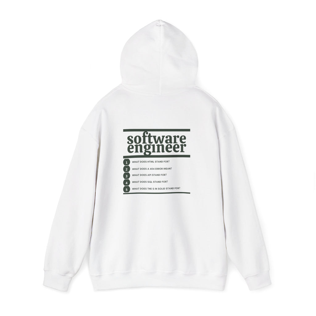 Software Engineer Work Hoodie