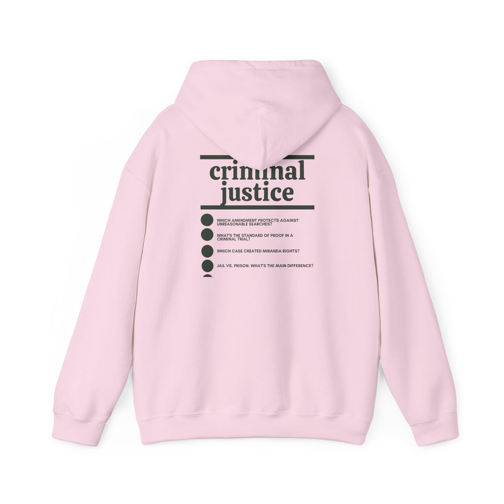 Criminal Justice Major Hoodie